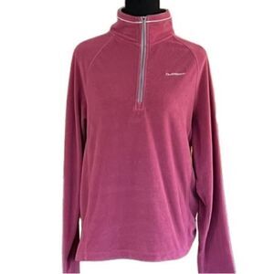 Craghoppers Women's Miska Half Zip Jacket, Rosehip Pink, size M